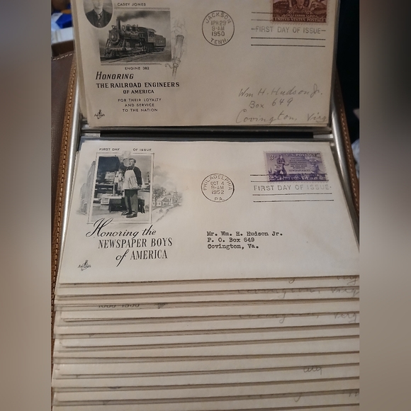 Collection Of Antique Envelopes And Stamps - Picture 2 of 3